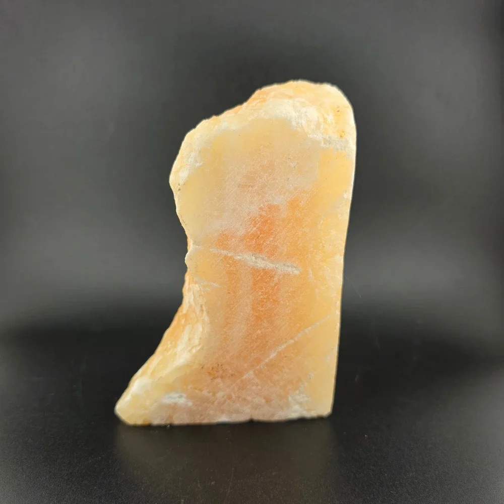 Orange‎ Calcite Bookend Natural Crystal Mineral Specimen Display Hecho En Mexico